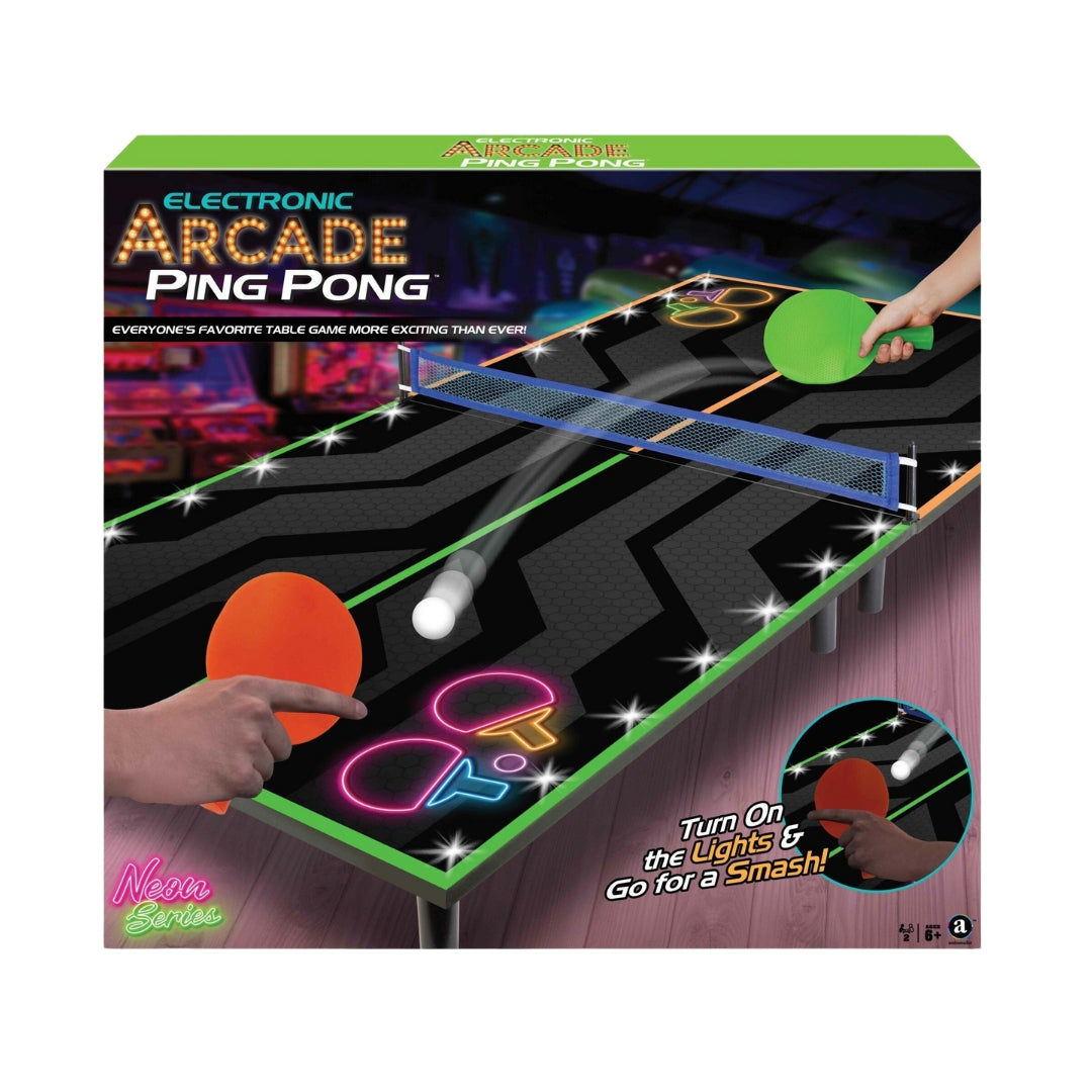 Ambassador Games Electronic Arcade Ping-Pong Neon Series Ambassador